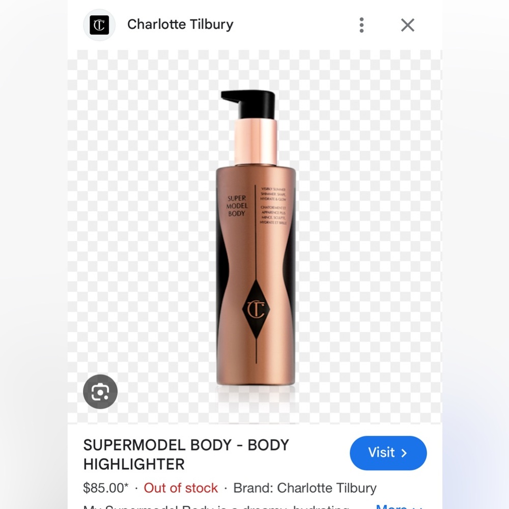 Charlotte Tilbury Super Model Body Glow